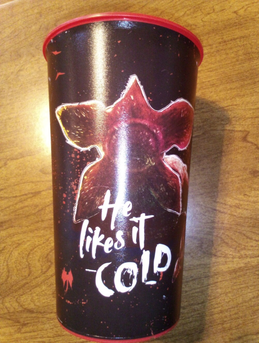 Stranger Things Demogorgon He Likes It Cold 32oz Amscan 420248 Plastic Cup